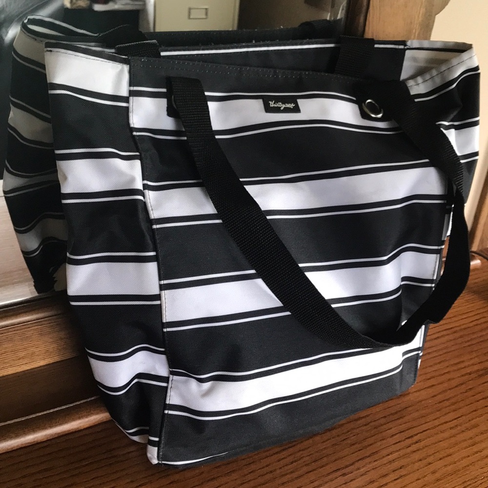 Black and white bag